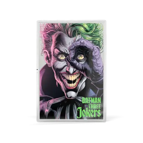 2026 Batman Three Jokers - #3 The Comedian - Agoro 1oz Silver Foil (S-22B)