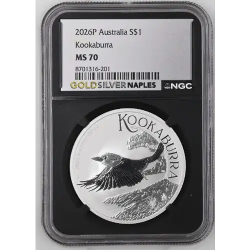 2026 P Australia S$1 KOOKABURRA MS70 (Storage 14B) (2)