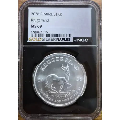 2026 S. AFRICA S1KR KRUGERRAND MS 69 (Storage 16A) (2)