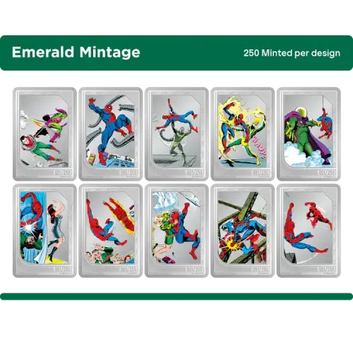 2026 - Spider Man: Comic Art Through The Ages Collectible Mystery Coin Set (D-2)