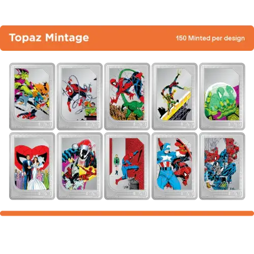 2026 - Spider Man: Comic Art Through The Ages Collectible Mystery Coin Set (D-2)