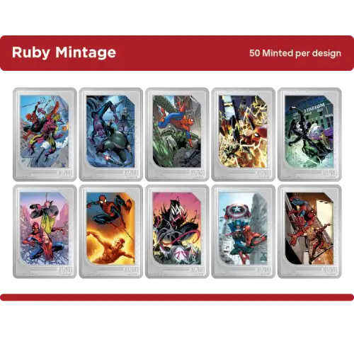 2026 - Spider Man: Comic Art Through The Ages Collectible Mystery Coin Set (D-2)
