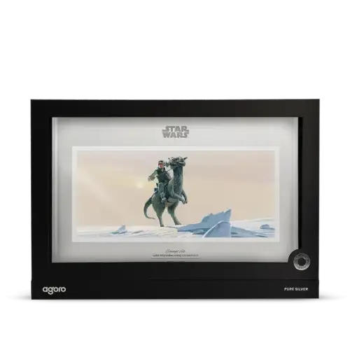 2026 Star Wars - Luke Skywalker Riding His Tauntaun 20g Silver Foil