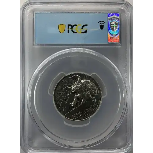 2oz Bull vs Bear Pandemic Silver - Chad S10KF - (2)