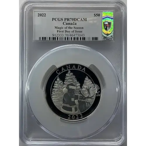 3oz Magic of the Season Silver Coin - Canada $50 -