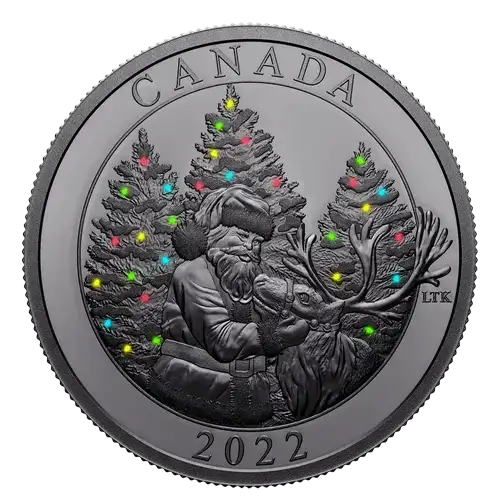3oz Magic of the Season Silver Coin - Canada $50 - (3)