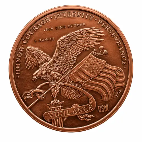 5 Oz Copper Round 250th Anniversary  (2)