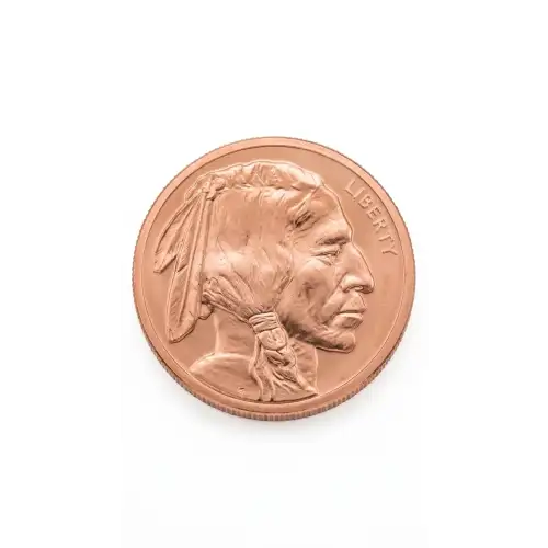 5 oz Copper Round Buffalo DG