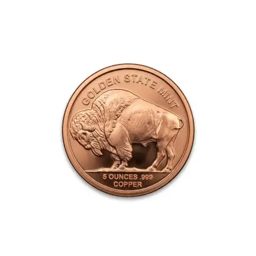 5 oz Copper Round Buffalo DG (2)