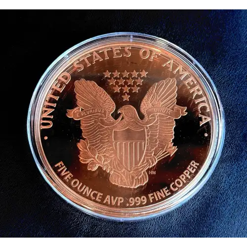 5 oz Copper Walking Liberty HLM