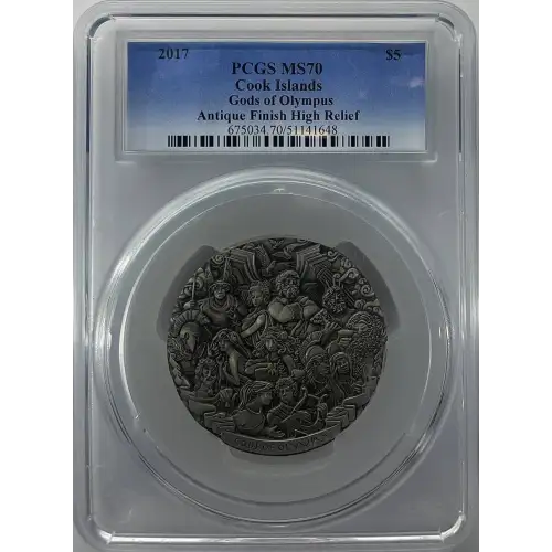 5oz Gods of Olympus Silver - Cook Islands $5 - (2)