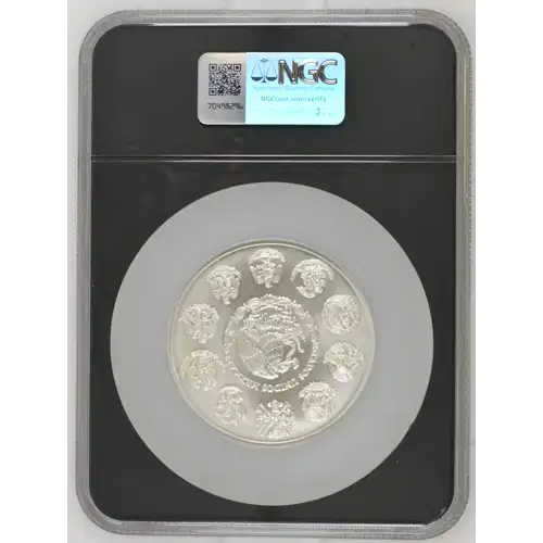 5oz Libertad Silver Coin - Mexico 5 Onzas -