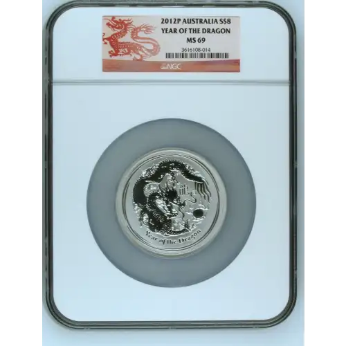 5oz Year of the Dragon Silver Coin - Australia $8