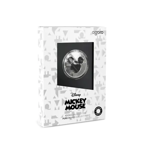 Agoro Iconic Silhouettes Mickey Mouse 2026 0.5oz S$1 Silver Coin (S23A)