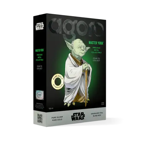 Agoro Master Yoda 2026 5g Precious Metal Collectible Sealed Blind Box (S13A)