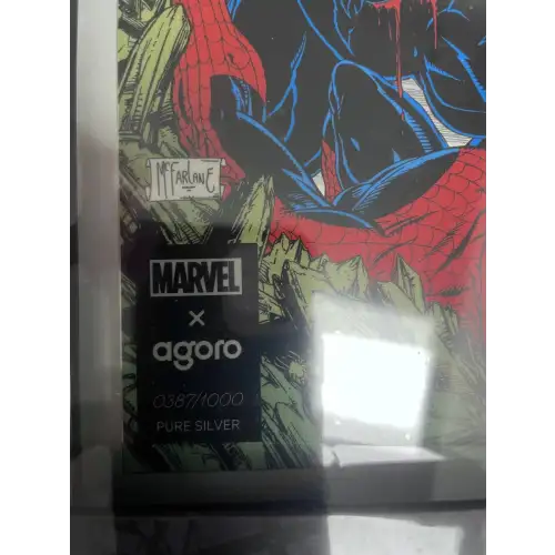 Agoro Spider-Man Comic #316 Venom Unleashed - 2026 1oz S$2 Silver Foil (S13A) (5)