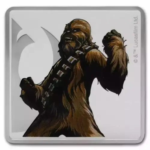 Agoro Star Wars Han Solo and Chewbacca 2025 1oz Silver Medallion (S23A) (4)