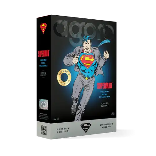 Agoro Superman 2026 5g Precious Metal Collectible Sealed Blind Box (S13A)