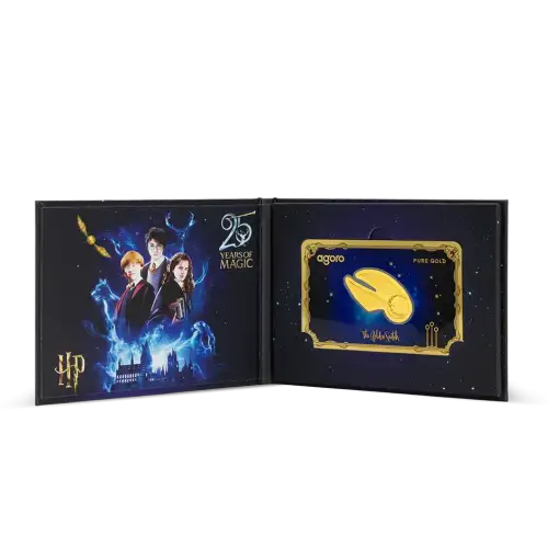 Agoro The Golden Snitch 2026 0.1g Gold Collectible Coin (S13A) (2)