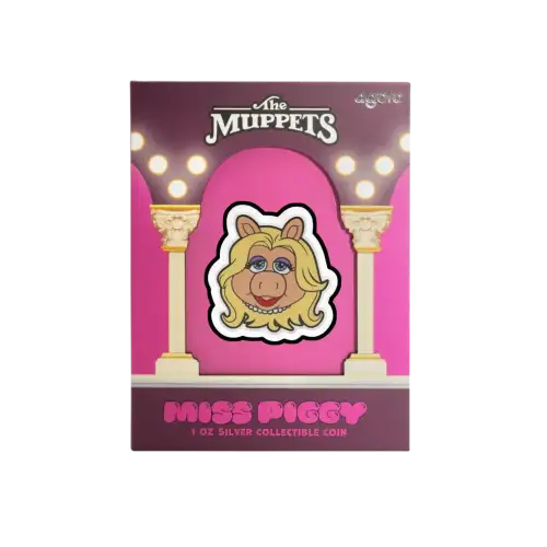 Agoro The Muppets Miss Piggy 2025 1oz S$2 Silver Coin (S23A)