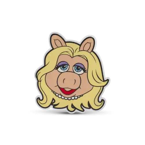 Agoro The Muppets Miss Piggy 2025 1oz S$2 Silver Coin (S23A) (2)