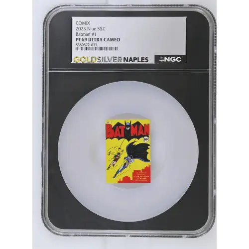 COMIX 2023 1oz Niue S$2 Batman #1 PF69 UC (D-2)