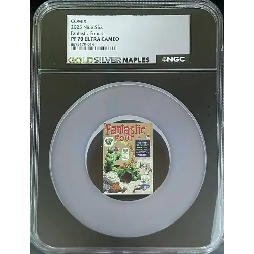 COMIX 2025 Niue S$2 Fantastic 4 #1 PF70 (OB-50)