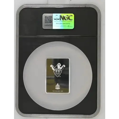 DC Comic Art Trading Coin 2025 Niue S$2 Joker - Alex Ross (OB-191) (2)