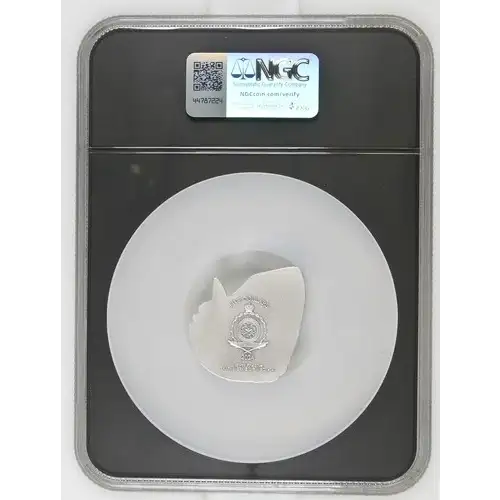 Discovery: Shark Week 2024 2oz Niue S$5 Great White Shark MS70 ANTIQUED (D-3) (2)