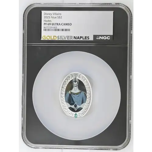 Disney Villains 2025 Niue S$2 Hades PF69 (OB-159)
