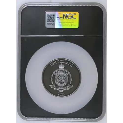 Lord of the Rings 2023 3oz Niue S$10 Mordor MS70 ANTIQUED (D-7) (2)