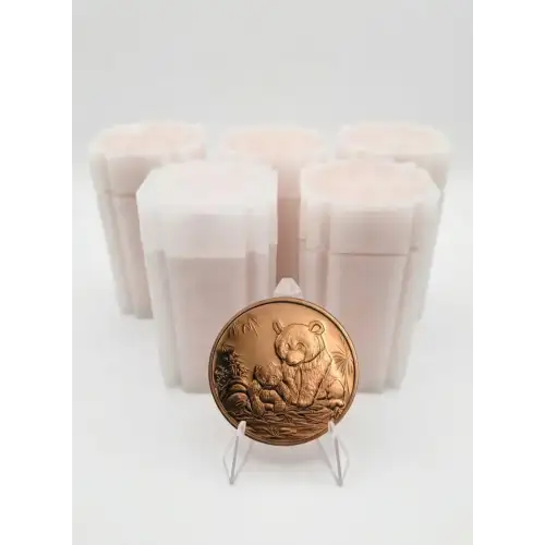 Lot of 100x 1 oz Copper Panda with 2012 Reverse (3)