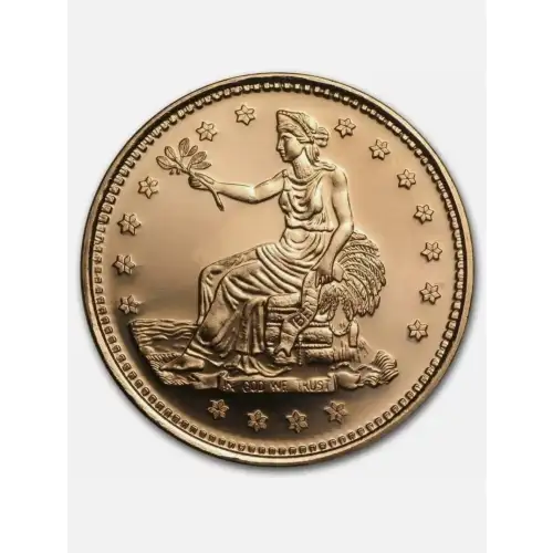 Lot of 100x 1 oz Copper Trade Dollar
