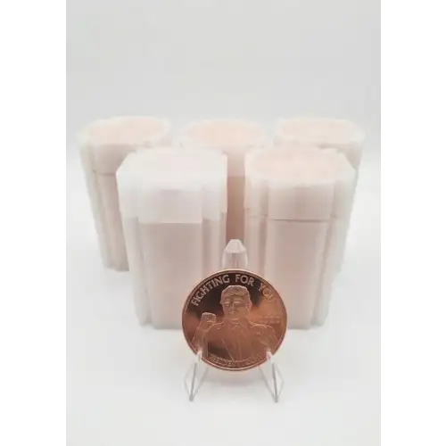Lot of 100x 1 oz Copper Trump Fighting for You (3)