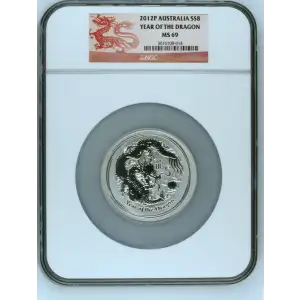 5oz Year of the Dragon Silver Coin - Australia $8