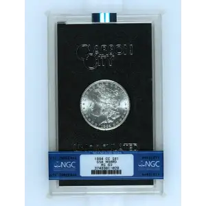 1884(CC) - 0.77oz Morgan Silver Dollar - GSA Hoard MS63 (D-8)
