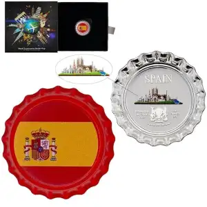 2022 6g Chad S500F World Landmarks SPAIN Bottle Cap - (S23A) (3)