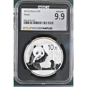 2015 1oz China S10Y Panda MS 9.9 (S20B-B22)