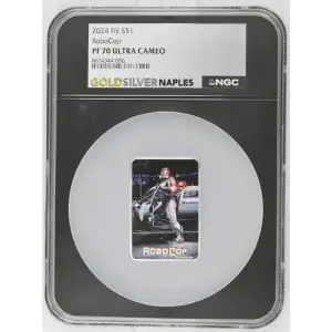 2024 1oz Fiji RoboCop Rectangular PF70 (D-2)