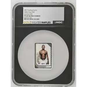 UFC Trading Coins 2024 1oz Niue S$2 Jamahal Hill PF69 UC (D-2)