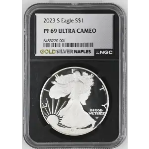 2023(S) - 1oz Silver Eagle - S$1 NGC PF69 UC (S12B-B2)