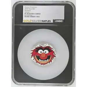 2025 Niue S$2 Disney Muppets Animal PF70 (OB-36)