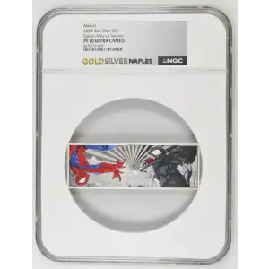Marvel 2025 3oz Niue S$5 Spider-Man vs Venom PF70 Ultra Cameo (OB-184) (2)