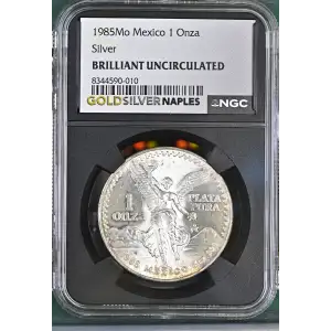 1985Mo Mexico 1 Onza Libertad 1oz Silver BRILLIANT UNCIRCULATED