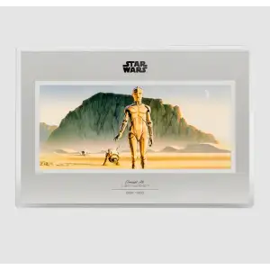 2026 Star Wars Concept Art C3PO and R2D2 1 oz Silver Foil (S-22B) (2)