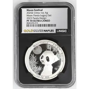 2025Z China 1oz - Moon Festival 2023 Panda Legacy Design - NGC PF70 UC (S12B-B2)
