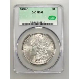 1898-O CAC MS62