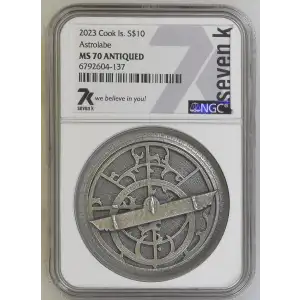 2oz Astrolabe Silver Coin - Cook Islands $10 - (2)