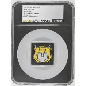 2024 Niue S$2 Transformers 40th Anniv. Bumblebee PF70 (OB-69)