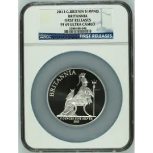 2013 G. Britain S10PND Britannia First Releases PF69 (OB-144)
